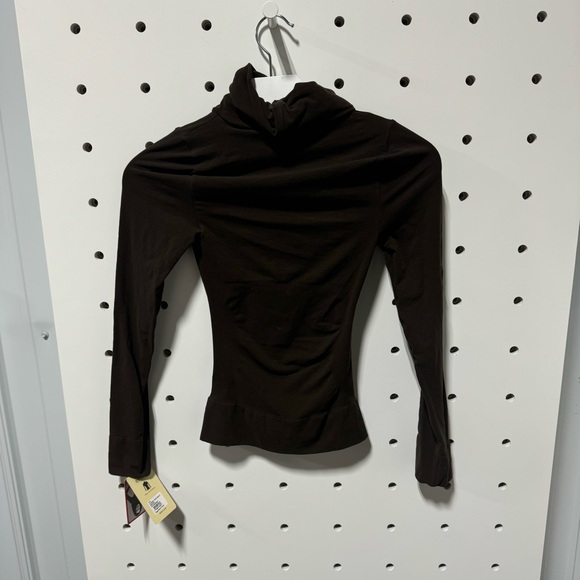 Women's Black Turtleneck Top - Picture 4 of 4